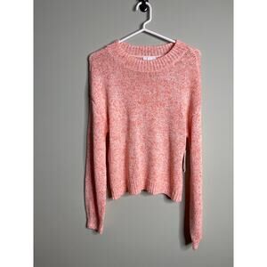 Abound Coral Knit Sweater Medium